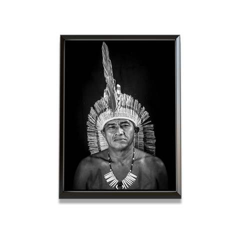 Cacique Taruanã // Terras de Origem / Print a2 com Moldura