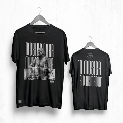 Camiseta Preta / Música Cura feat. KL jay