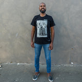 Camiseta Lute como uma Moçambicana(Preta)