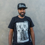 Camiseta Lute como uma Moçambicana(Preta)