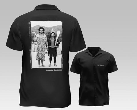 Camisa de Linho Preta // Lute como uma Brasileira